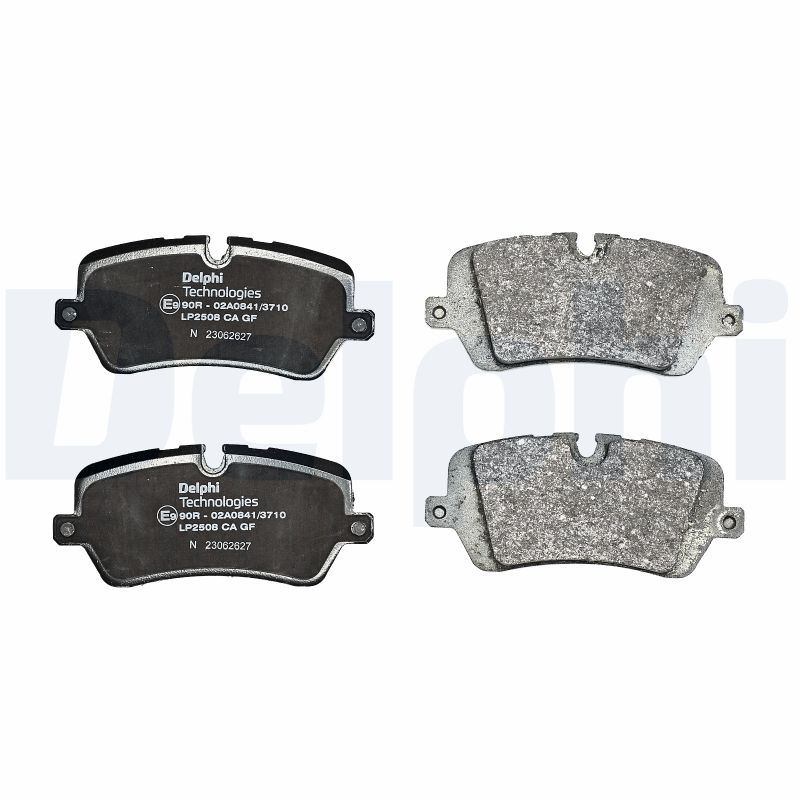 Brake Pad Set, disc brake - LP2508 DELPHI