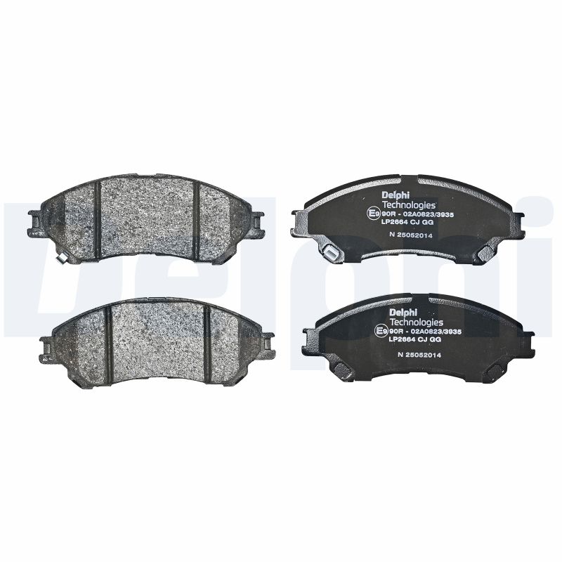 Brake Pad Set, disc brake - LP2664 DELPHI