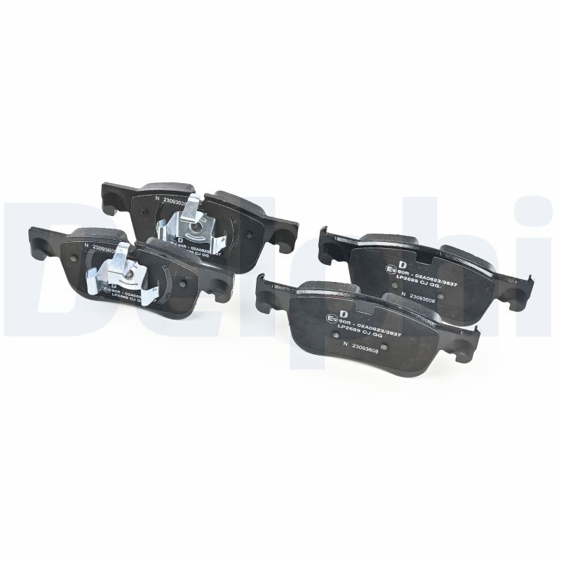 Kit pastiglie freno, Freno a disco - LP2689 DELPHI