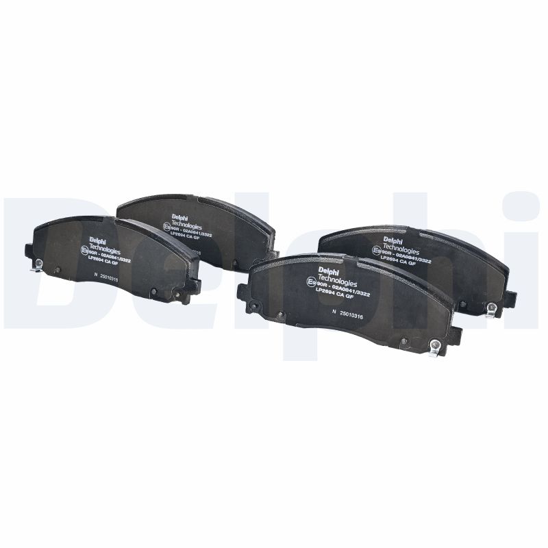 Brake Pad Set, disc brake - LP2694 DELPHI