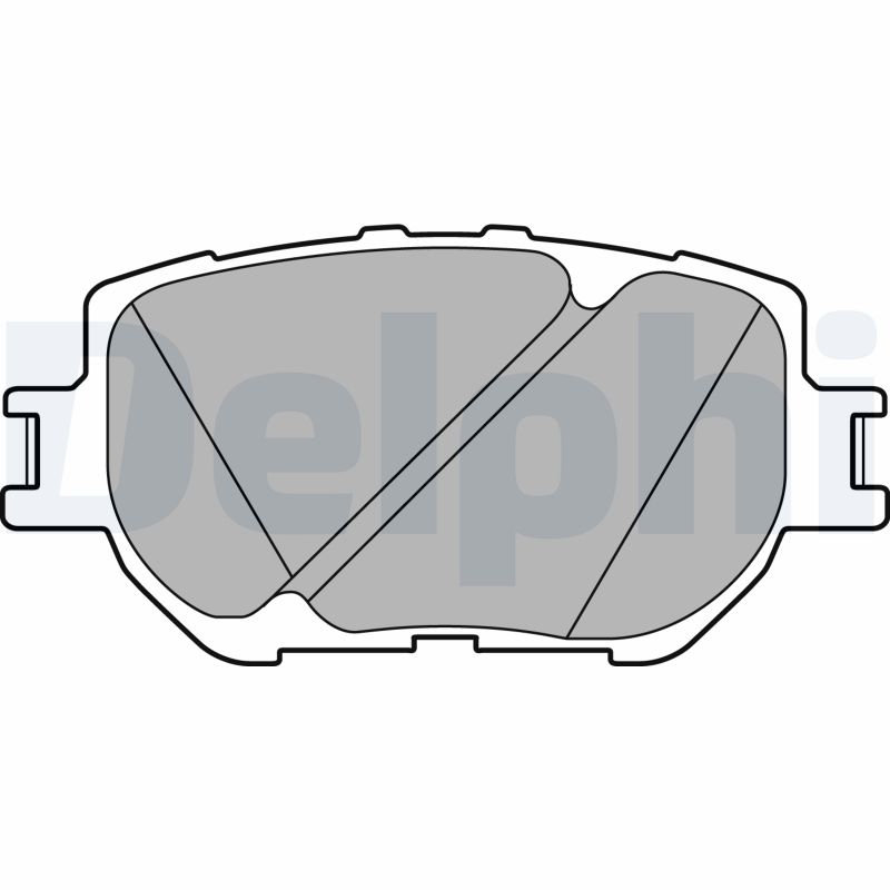 Brake Pad Set, disc brake - LP2699 DELPHI