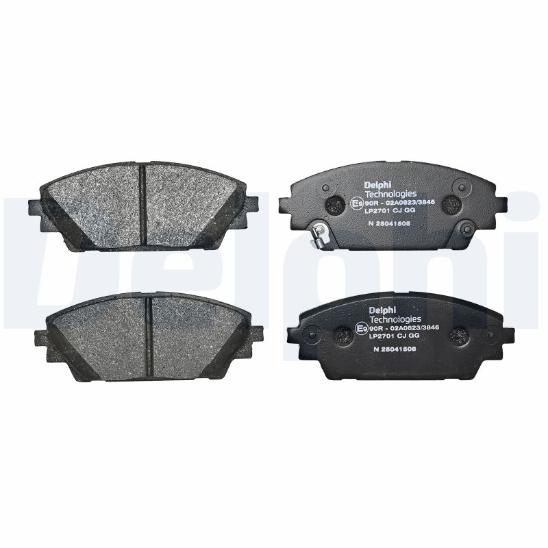 Brake Pad Set, disc brake - LP2701 DELPHI