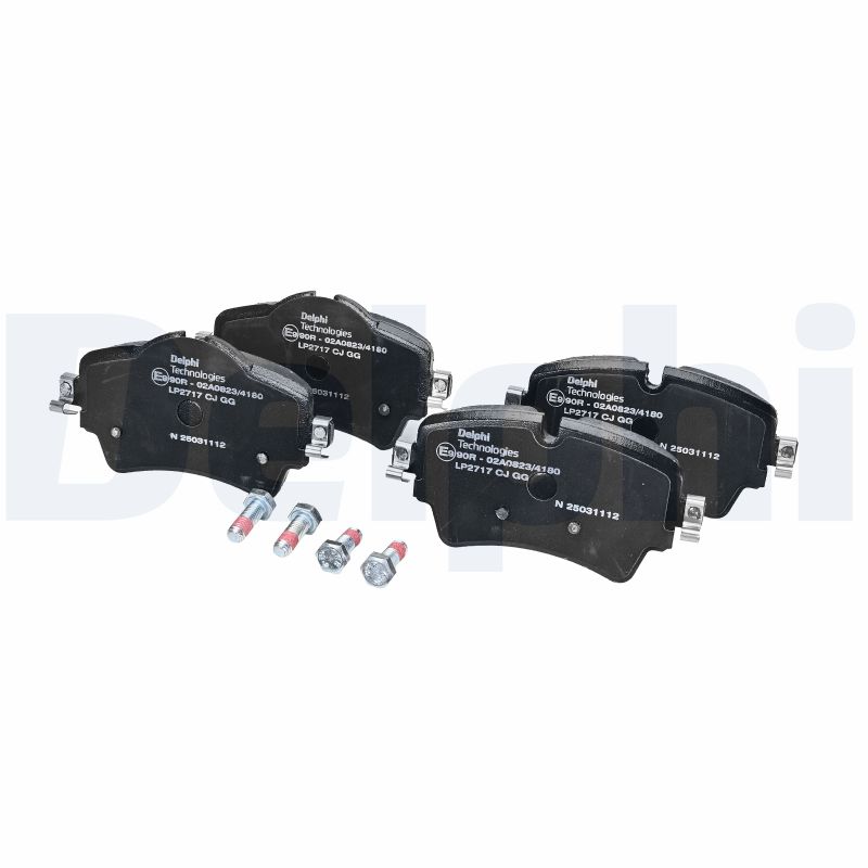 Kit pastiglie freno, Freno a disco - LP2717 DELPHI