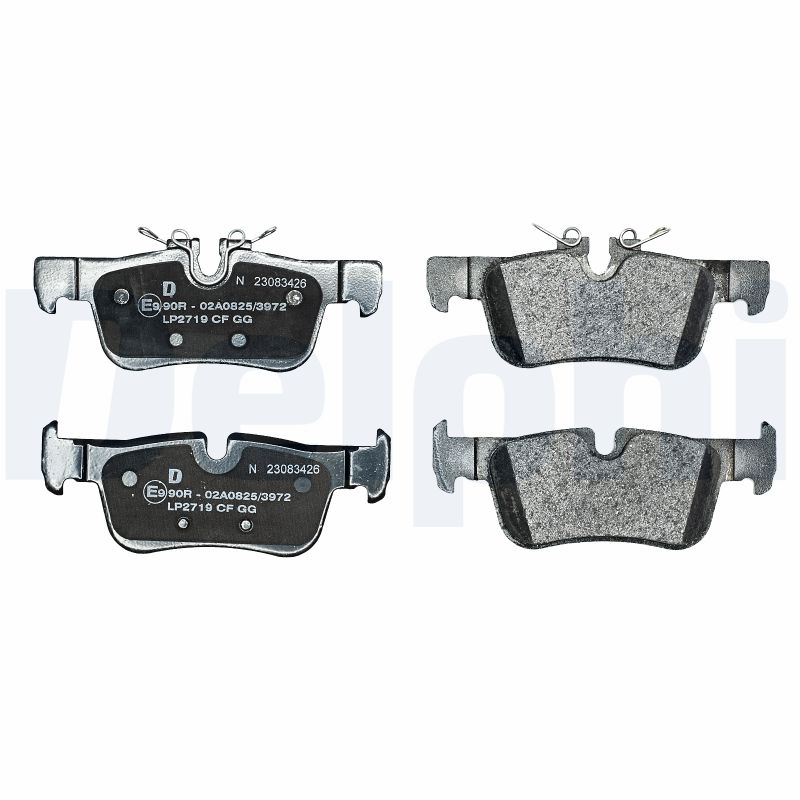 Brake Pad Set, disc brake - LP2719 DELPHI