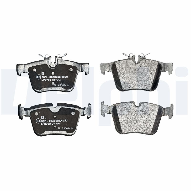 Brake Pad Set, disc brake - LP2763 DELPHI