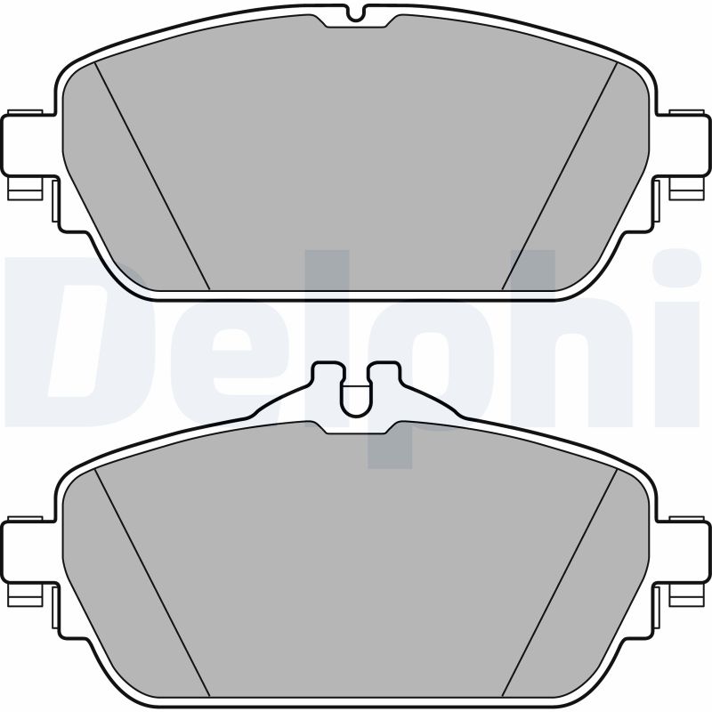 Brake Pad Set, disc brake - LP2764 DELPHI