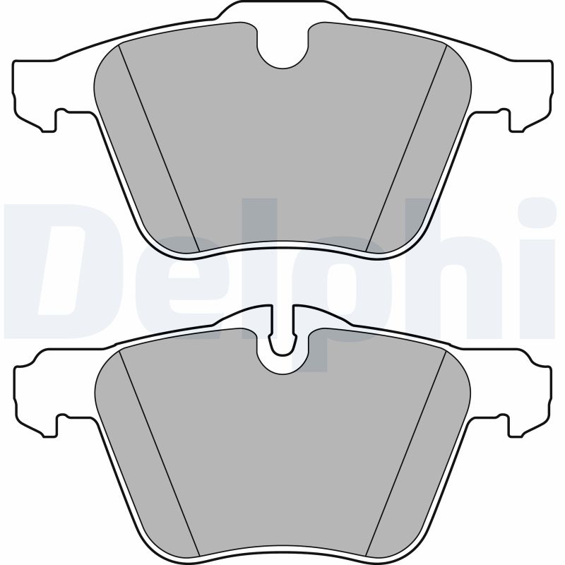 Brake Pad Set, disc brake - LP2766 DELPHI