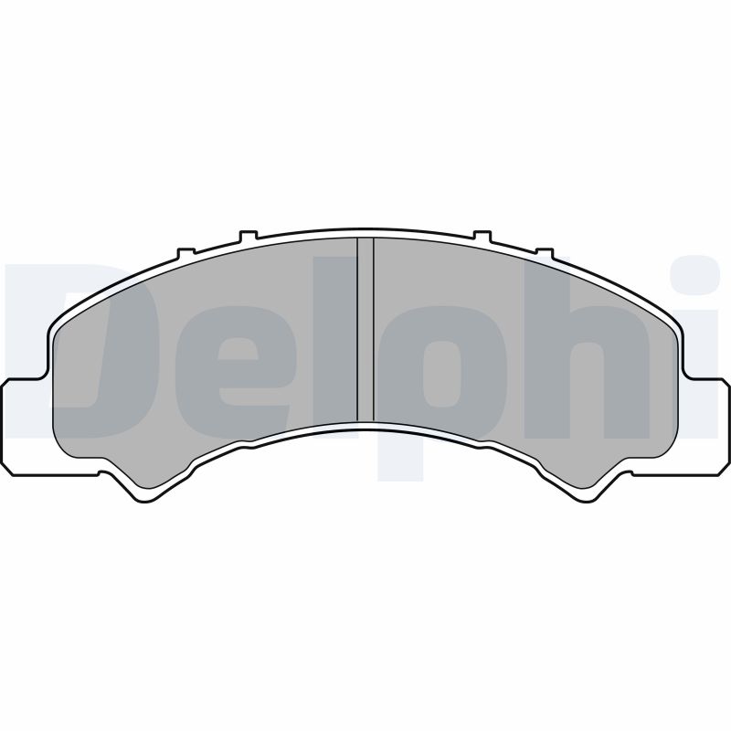 Brake Pad Set, disc brake - LP2770 DELPHI
