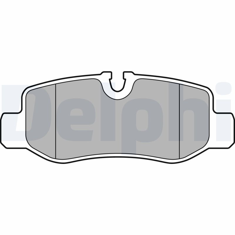 Brake Pad Set, disc brake - LP3139 DELPHI