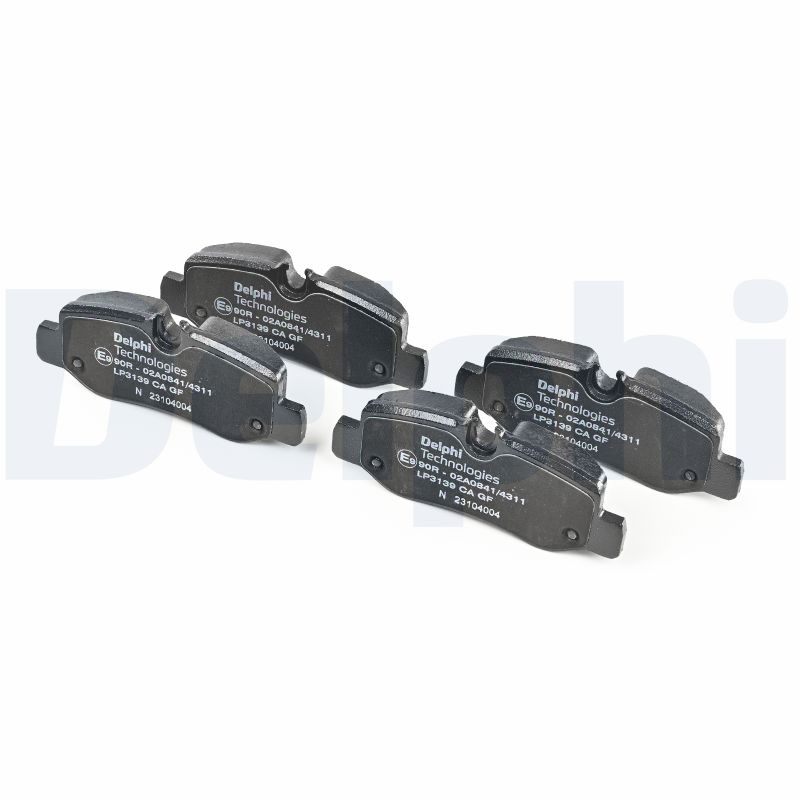 Kit pastiglie freno, Freno a disco - LP3139 DELPHI
