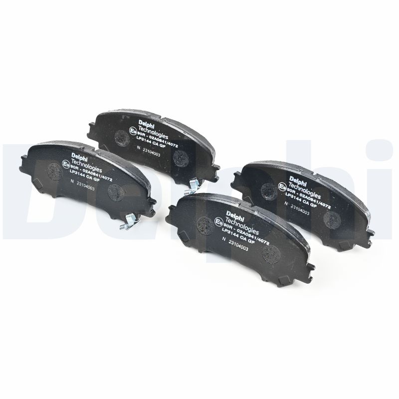Brake Pad Set, disc brake - LP3144 DELPHI