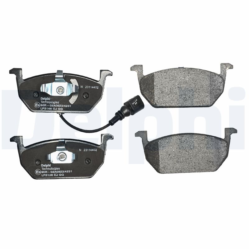 Brake Pad Set, disc brake - LP3146 DELPHI