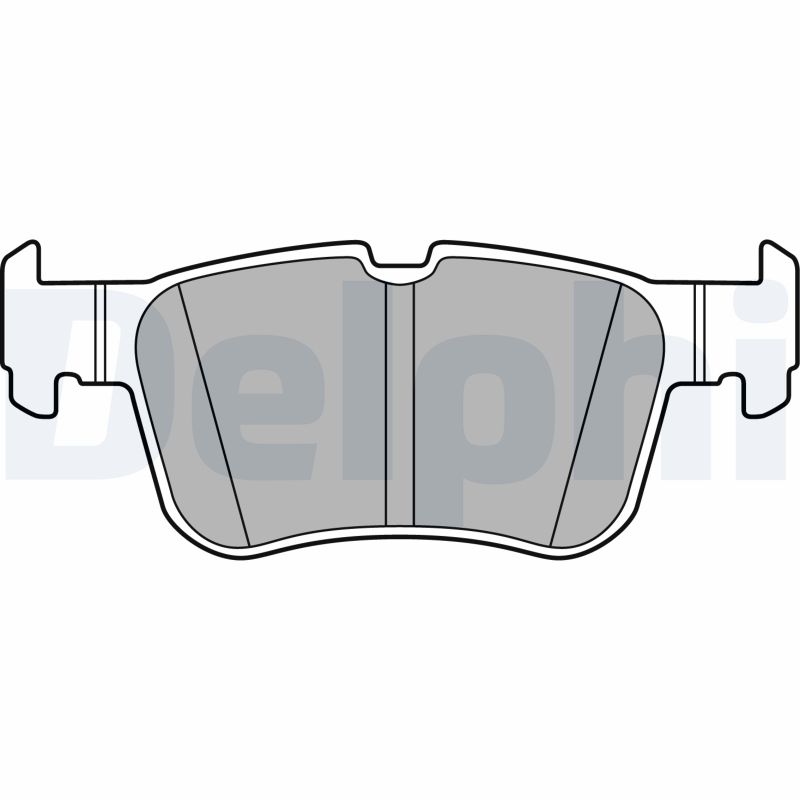 Brake Pad Set, disc brake - LP3151 DELPHI