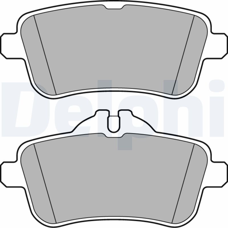 Brake Pad Set, disc brake - LP3159 DELPHI
