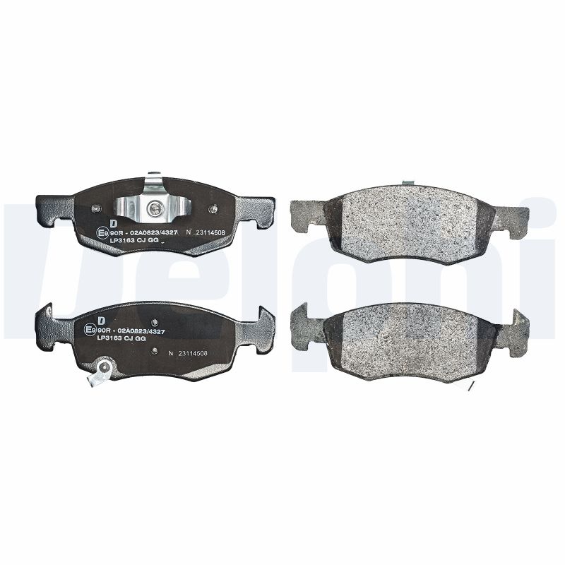 Brake Pad Set, disc brake - LP3163 DELPHI
