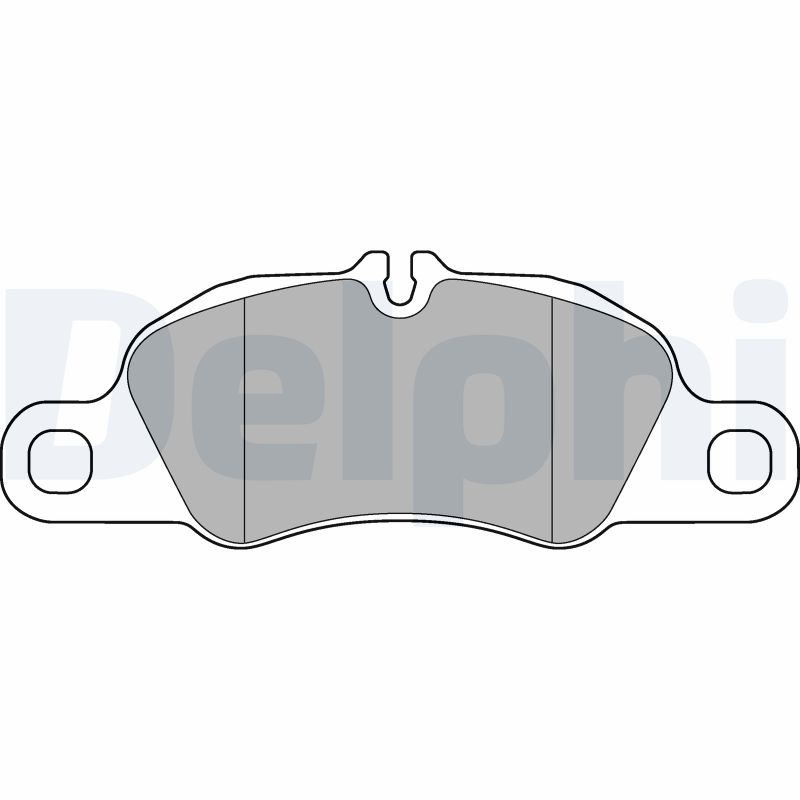 Brake Pad Set, disc brake - LP3177 DELPHI