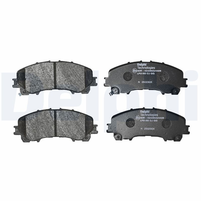 Brake Pad Set, disc brake - LP3183 DELPHI