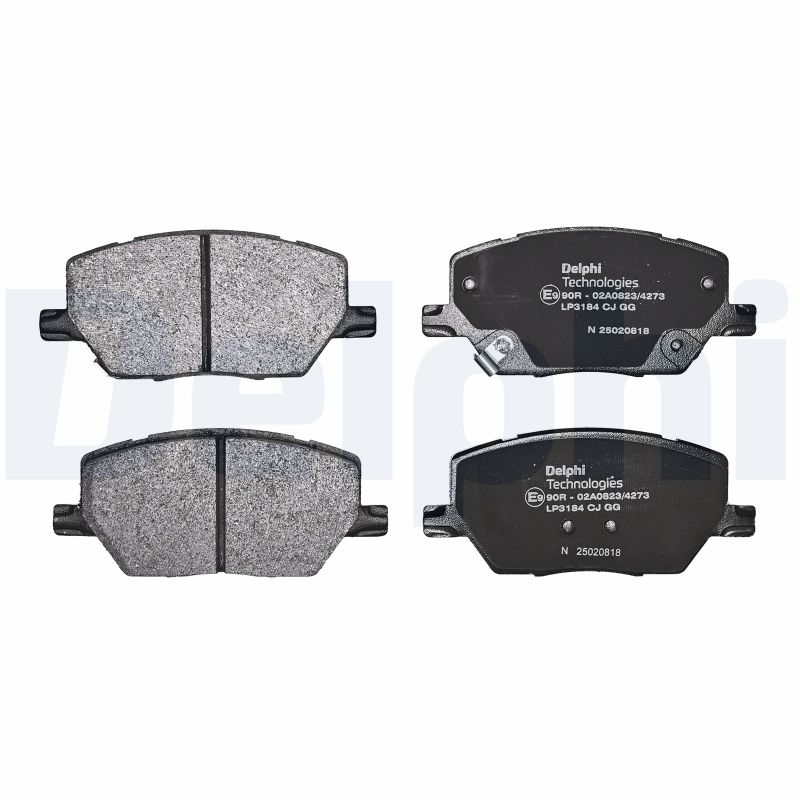Brake Pad Set, disc brake - LP3184 DELPHI
