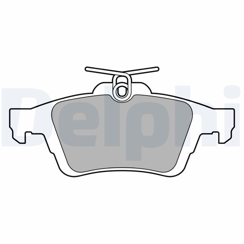 Brake Pad Set, disc brake - LP3207 DELPHI