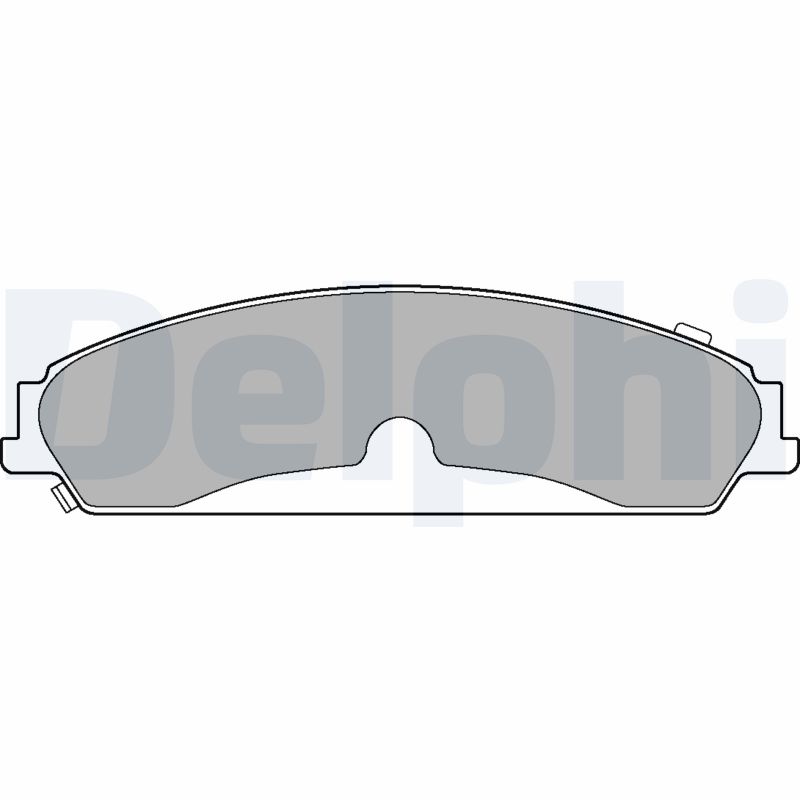 Brake Pad Set, disc brake - LP3216 DELPHI