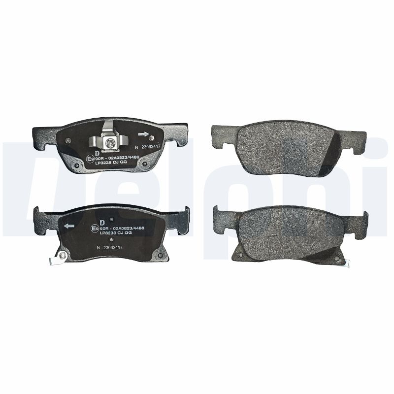 Brake Pad Set, disc brake - LP3238 DELPHI