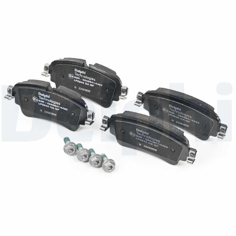 Brake Pad Set, disc brake - LP3240 DELPHI