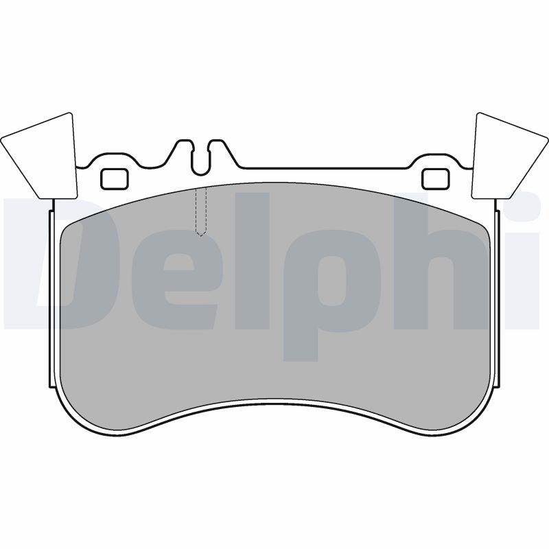 Brake Pad Set, disc brake - LP3242 DELPHI