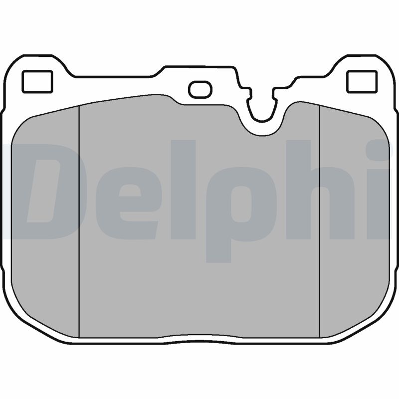 Brake Pad Set, disc brake - LP3248 DELPHI