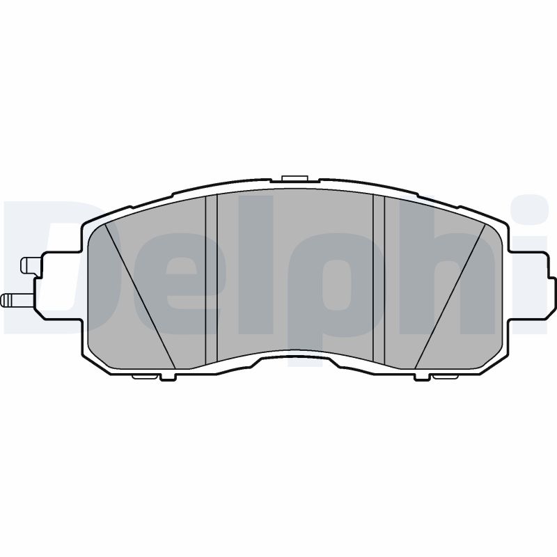 Brake Pad Set, disc brake - LP3251 DELPHI