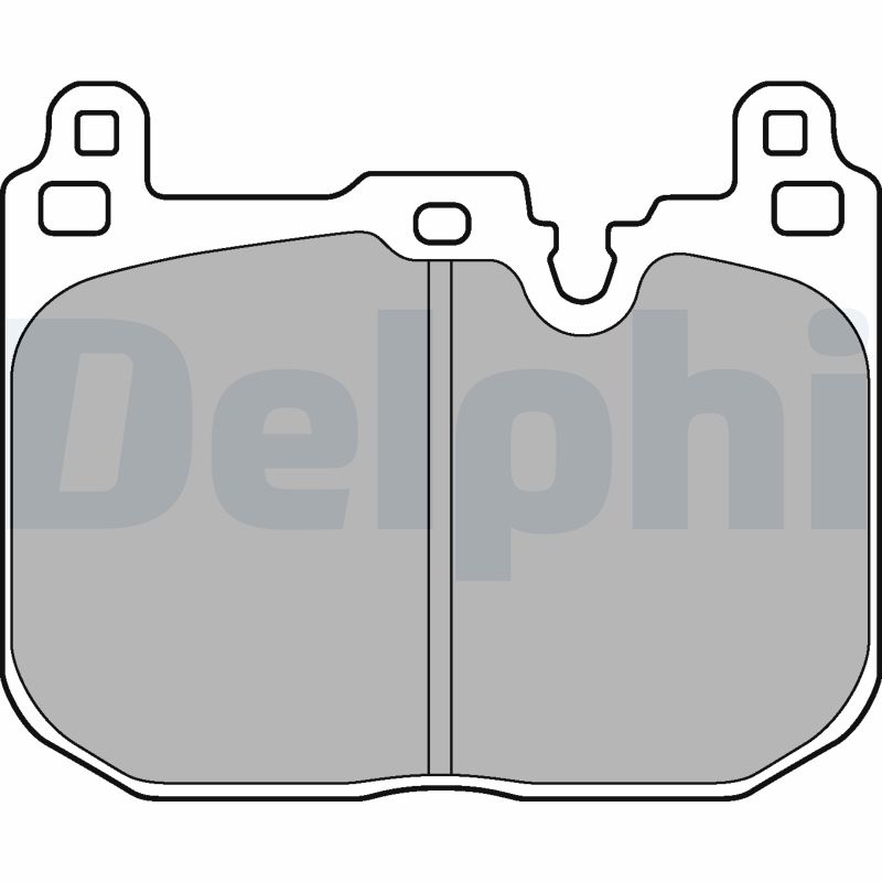 Brake Pad Set, disc brake - LP3259 DELPHI