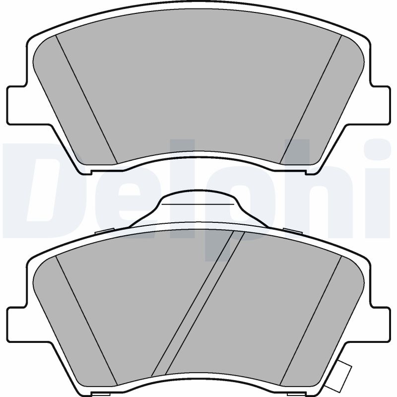 Brake Pad Set, disc brake - LP3264 DELPHI