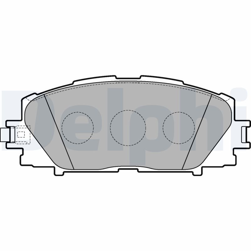 Brake Pad Set, disc brake - LP3273 DELPHI