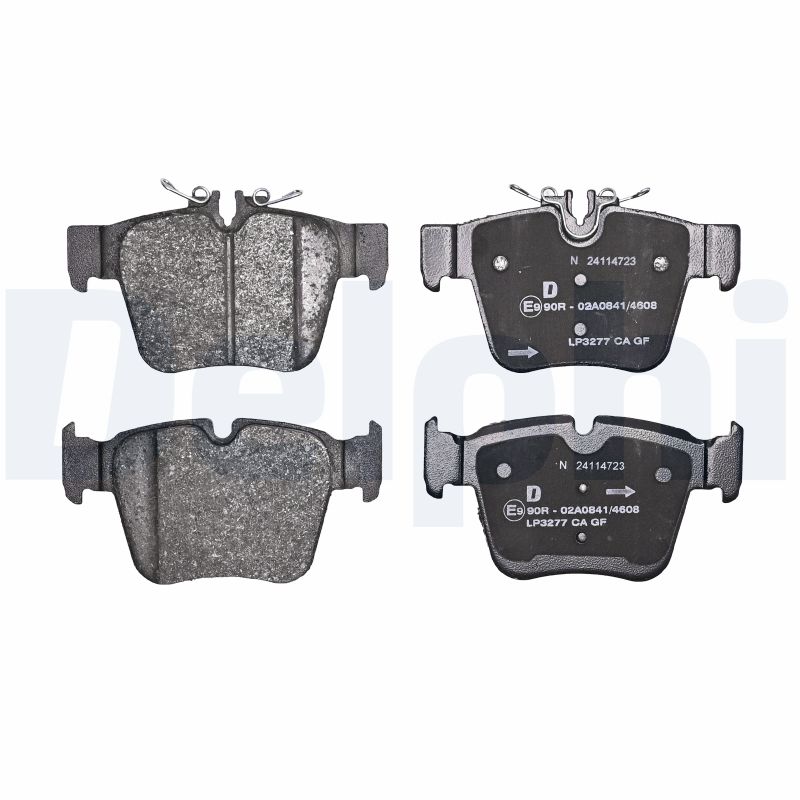 Brake Pad Set, disc brake - LP3277 DELPHI