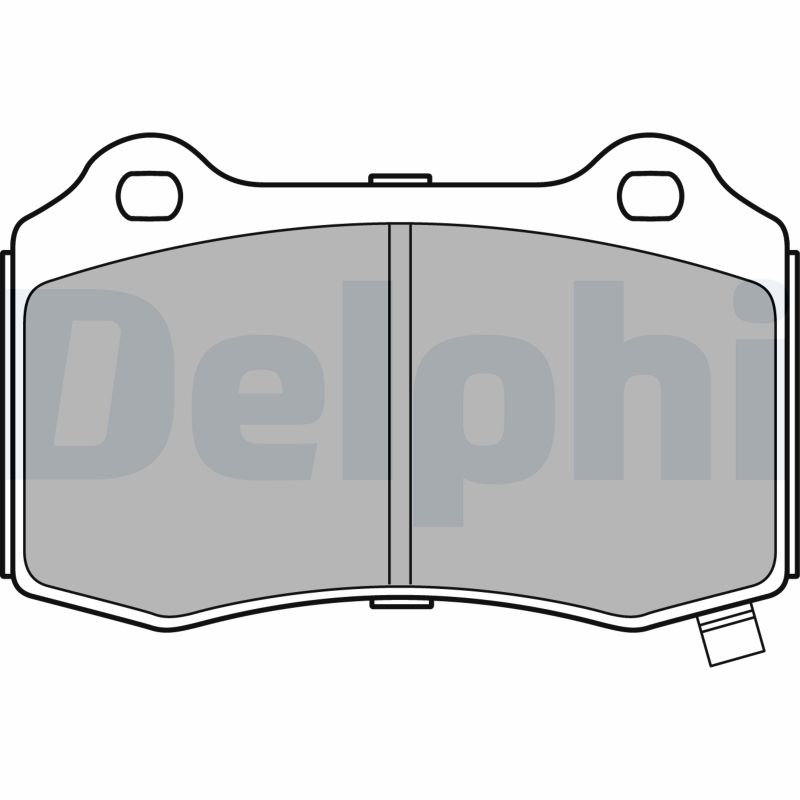 Brake Pad Set, disc brake - LP3281 DELPHI