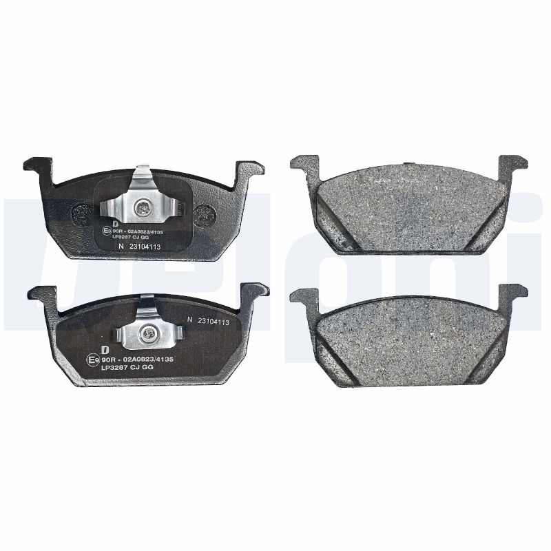 Brake Pad Set, disc brake - LP3287 DELPHI