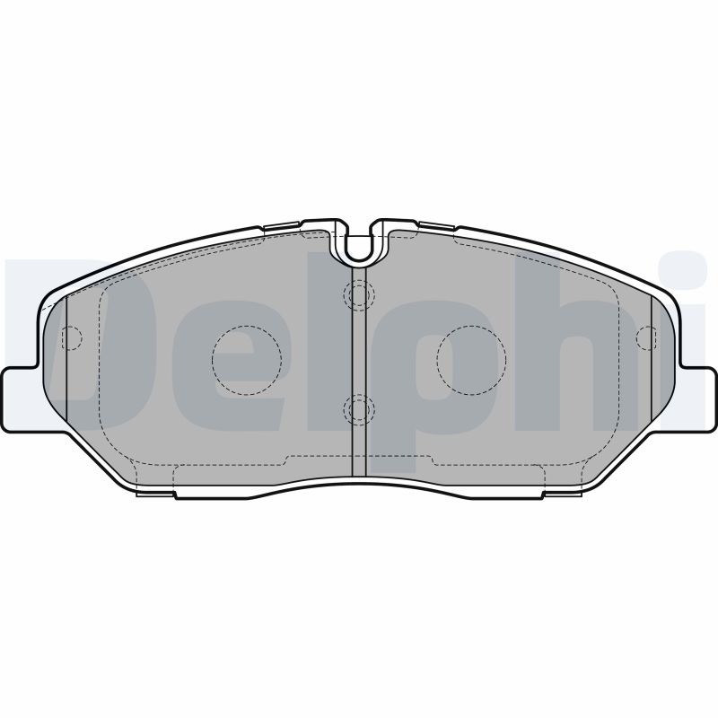 Brake Pad Set, disc brake - LP3294 DELPHI