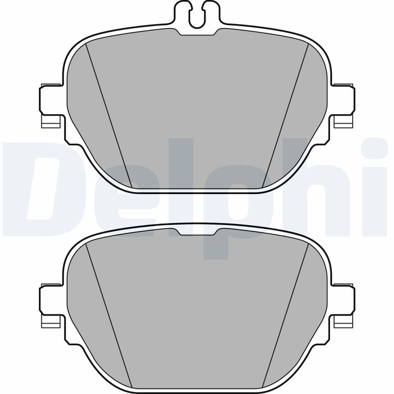 Brake Pad Set, disc brake - LP3297 DELPHI