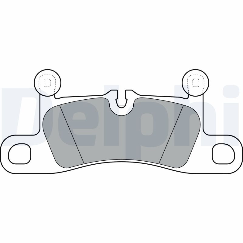 Kit pastiglie freno, Freno a disco - LP3298 DELPHI