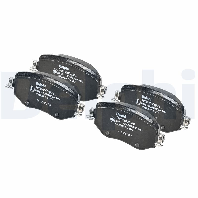Kit pastiglie freno, Freno a disco - LP3306 DELPHI