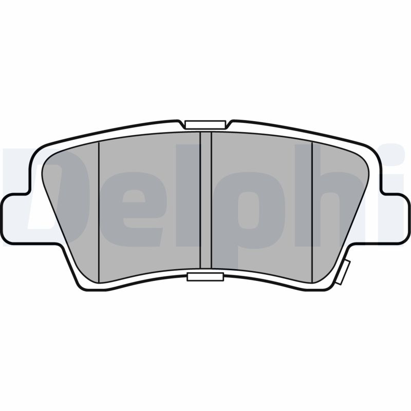 Brake Pad Set, disc brake - LP3309 DELPHI
