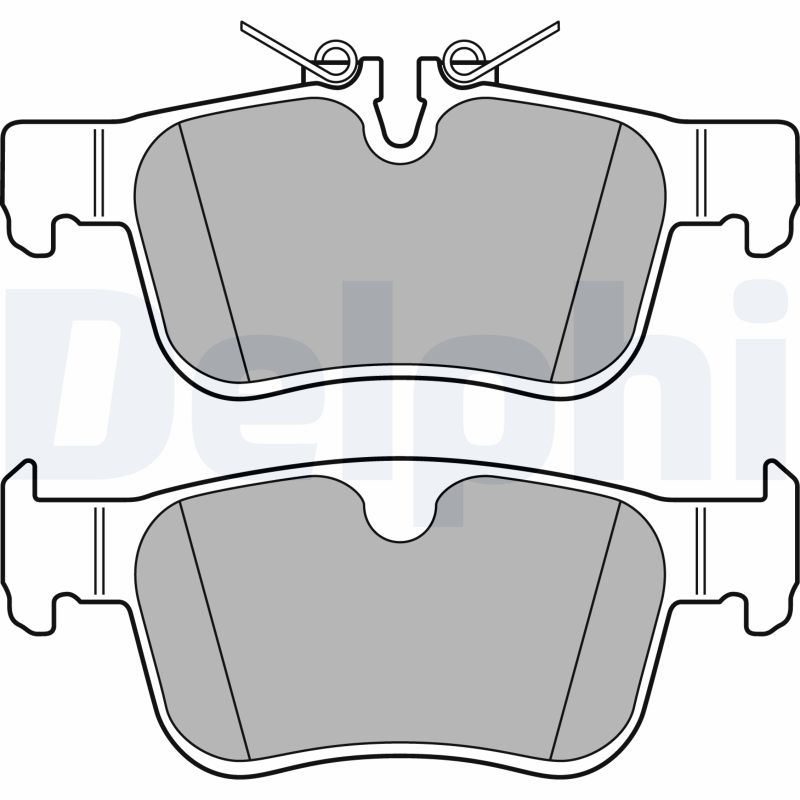 Brake Pad Set, disc brake - LP3312 DELPHI