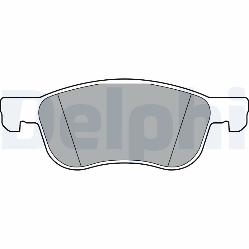 Brake Pad Set, disc brake - LP3365 DELPHI