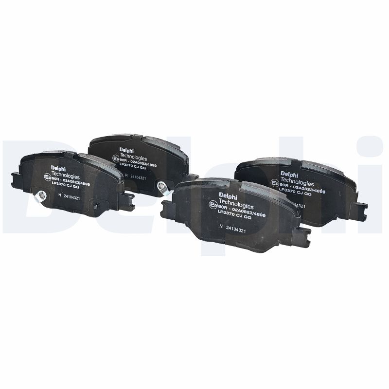 Kit pastiglie freno, Freno a disco - LP3370 DELPHI