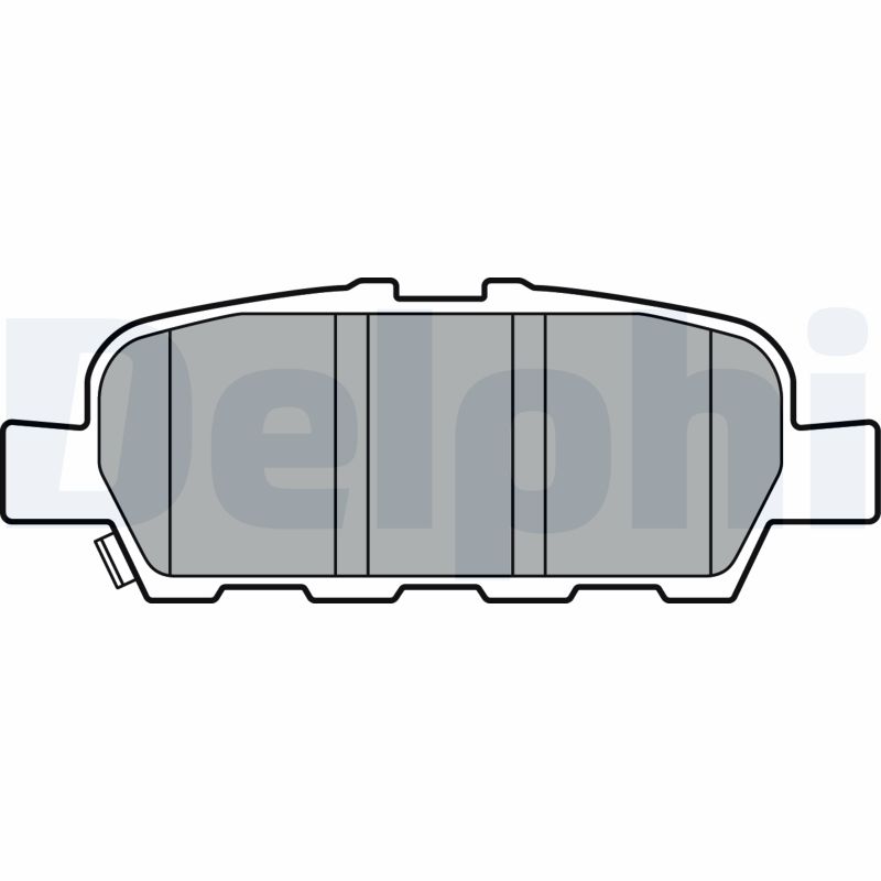 Brake Pad Set, disc brake - LP3375 DELPHI