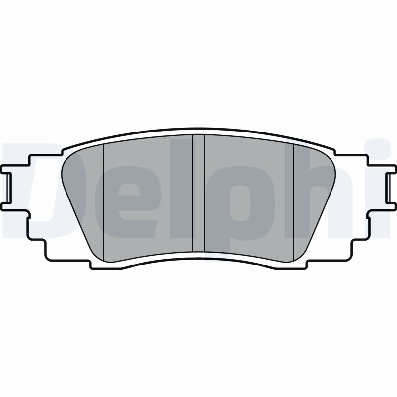 Brake Pad Set, disc brake - LP3379 DELPHI