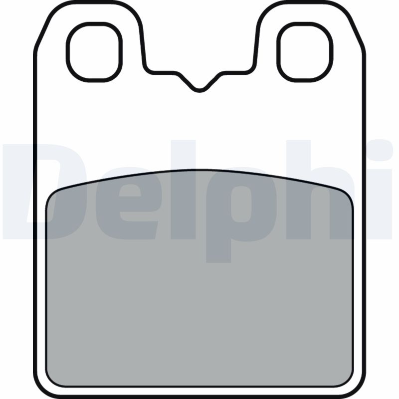 Brake Pad Set, disc parking brake - LP3382 DELPHI