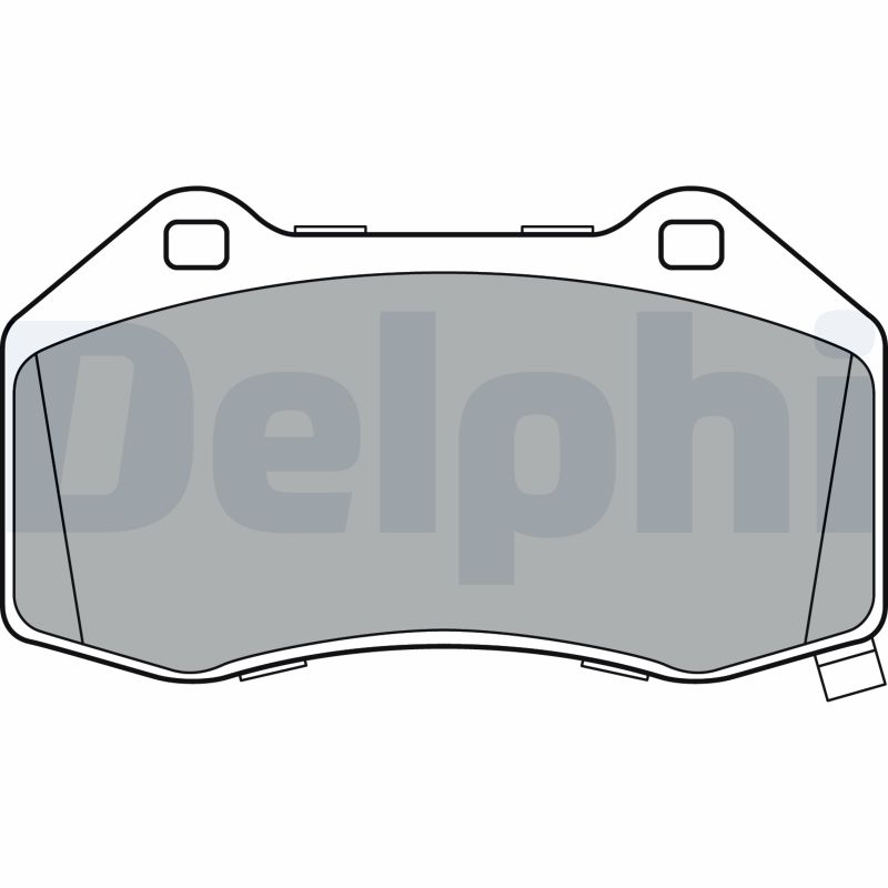 Brake Pad Set, disc brake - LP3388 DELPHI