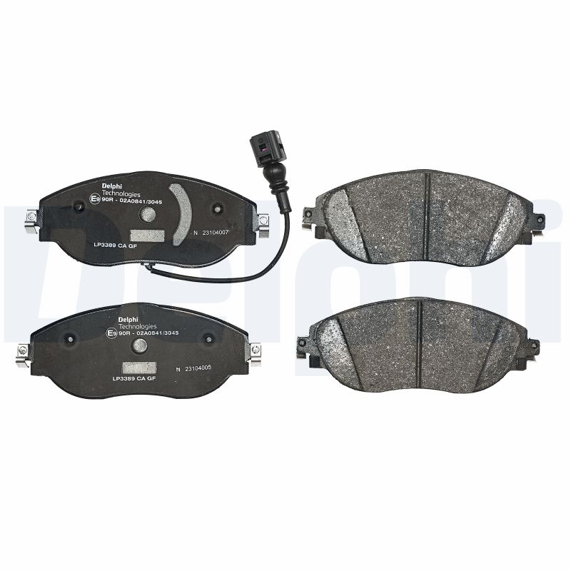 Kit pastiglie freno, Freno a disco - LP3389 DELPHI