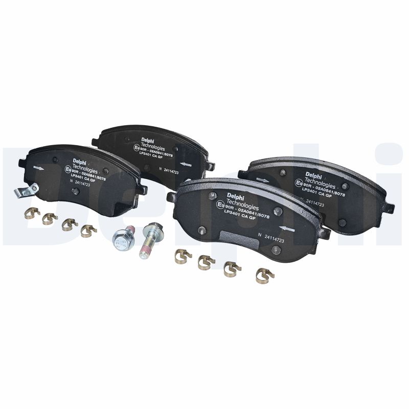 Kit pastiglie freno, Freno a disco - LP3401 DELPHI