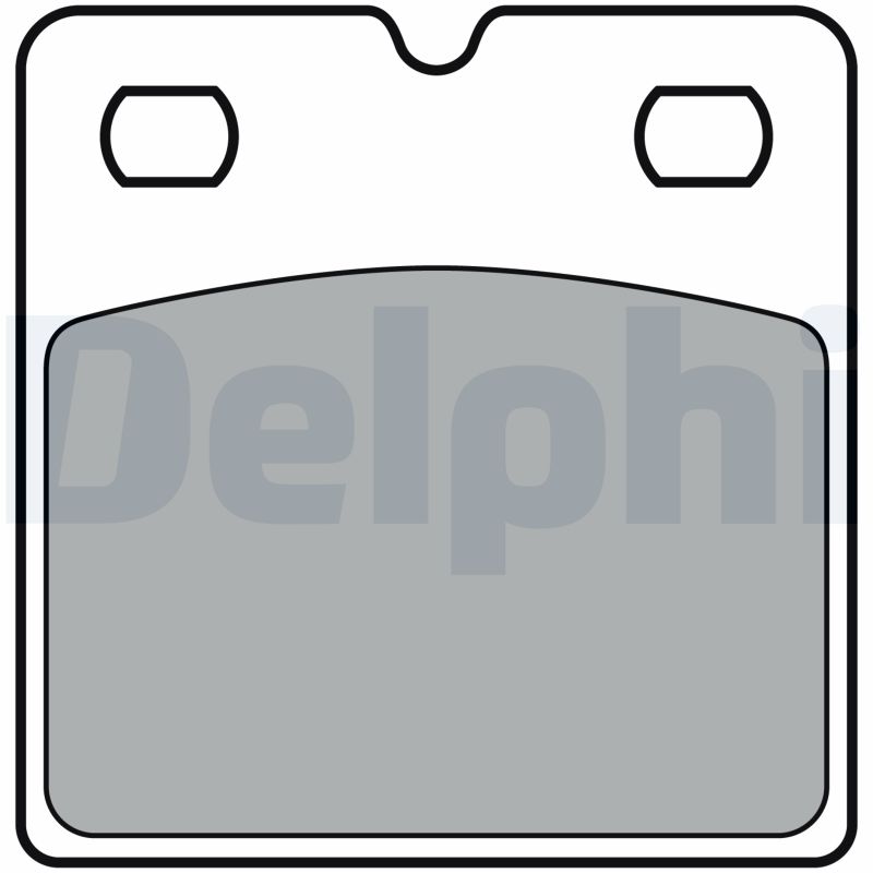 Brake Pad Set, disc brake - LP3405 DELPHI